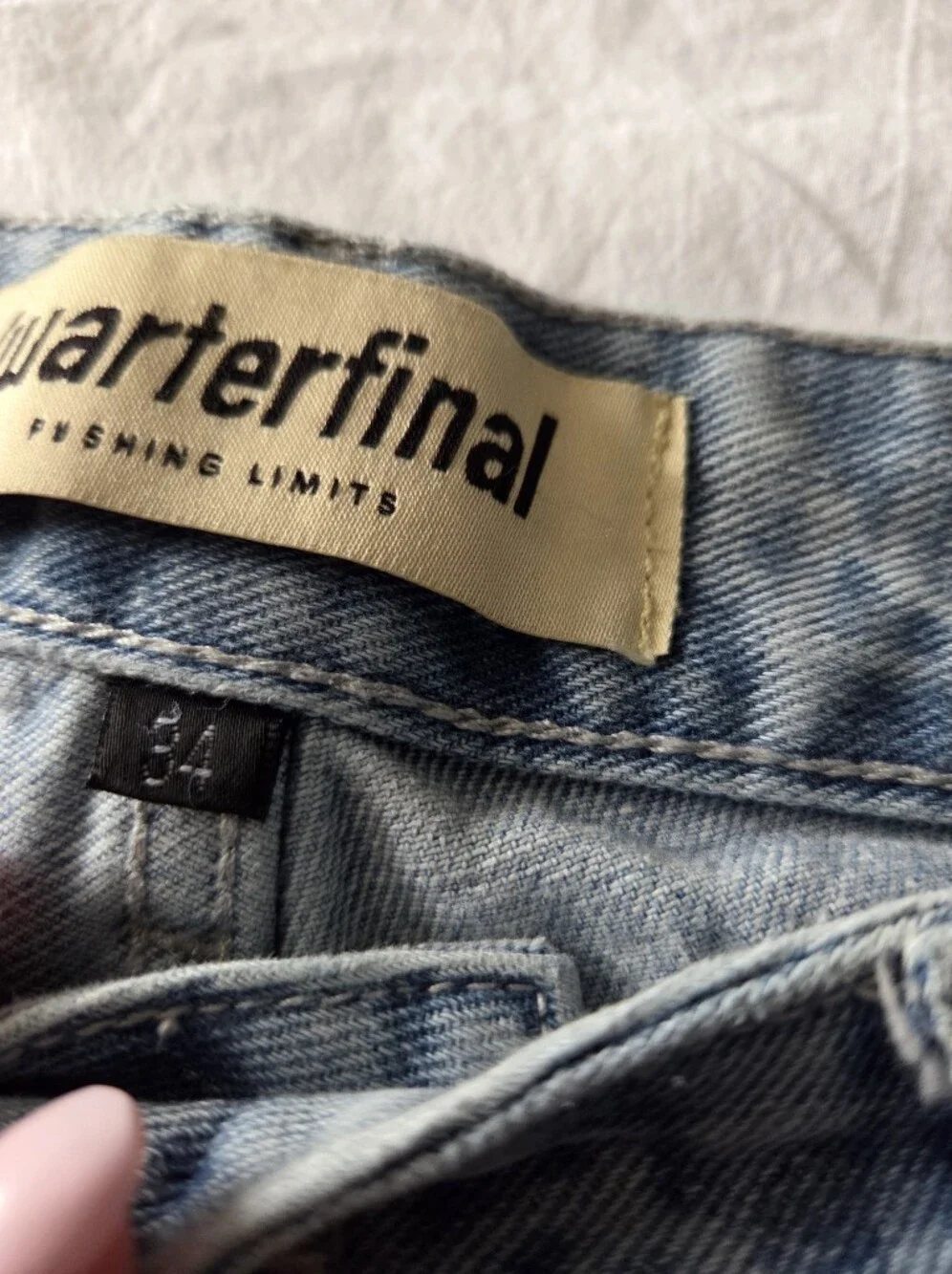Light Blue Men's Distressed Jeans